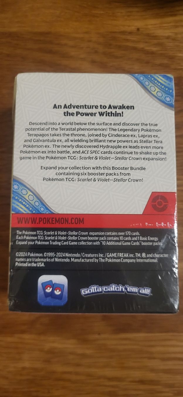 Pokémon Carte collezionabili: Pokemon - Stellar Crown - Bundle Booster - Nuovo! – Nuovo e nell'imballaggio originale da Winterthur venduto da VZ123 2