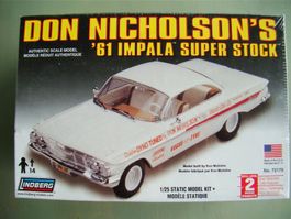 Lindberg 61 1961 Chevy Chevrolet Impala Don Nicholson 1:25