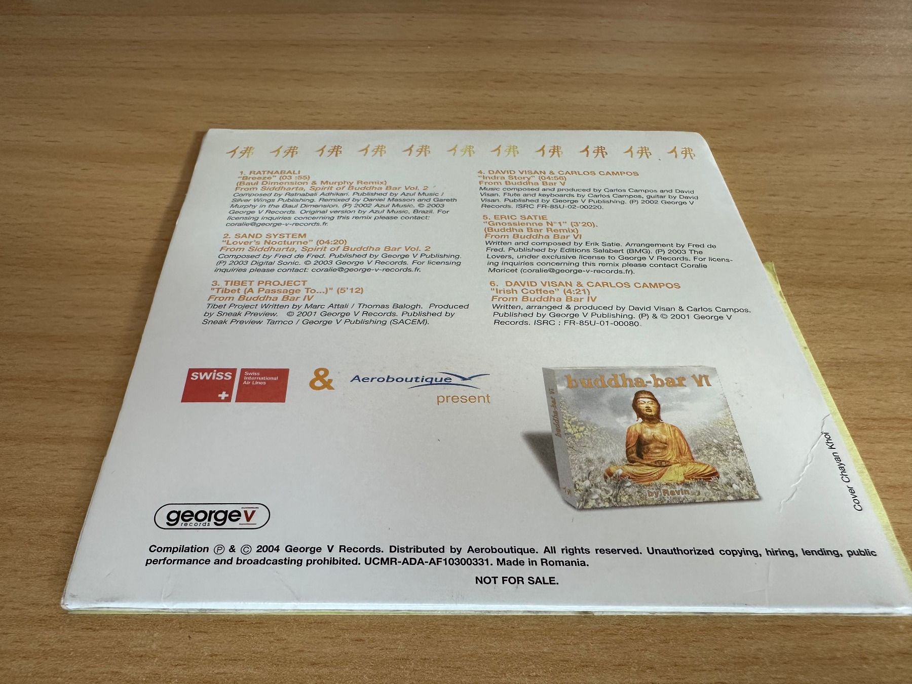 CD: Buddha-Bar Presents Sounds For Swiss – Usato da Rikon im Tösstal venduto da Alpenmutz 1
