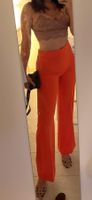Pantaloni eleganti arancioni Zara S