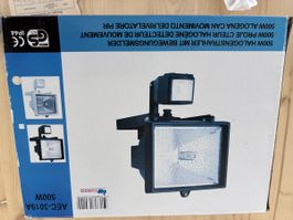 Scheinwerfer Halogen weiss mit Bewegungsmelder