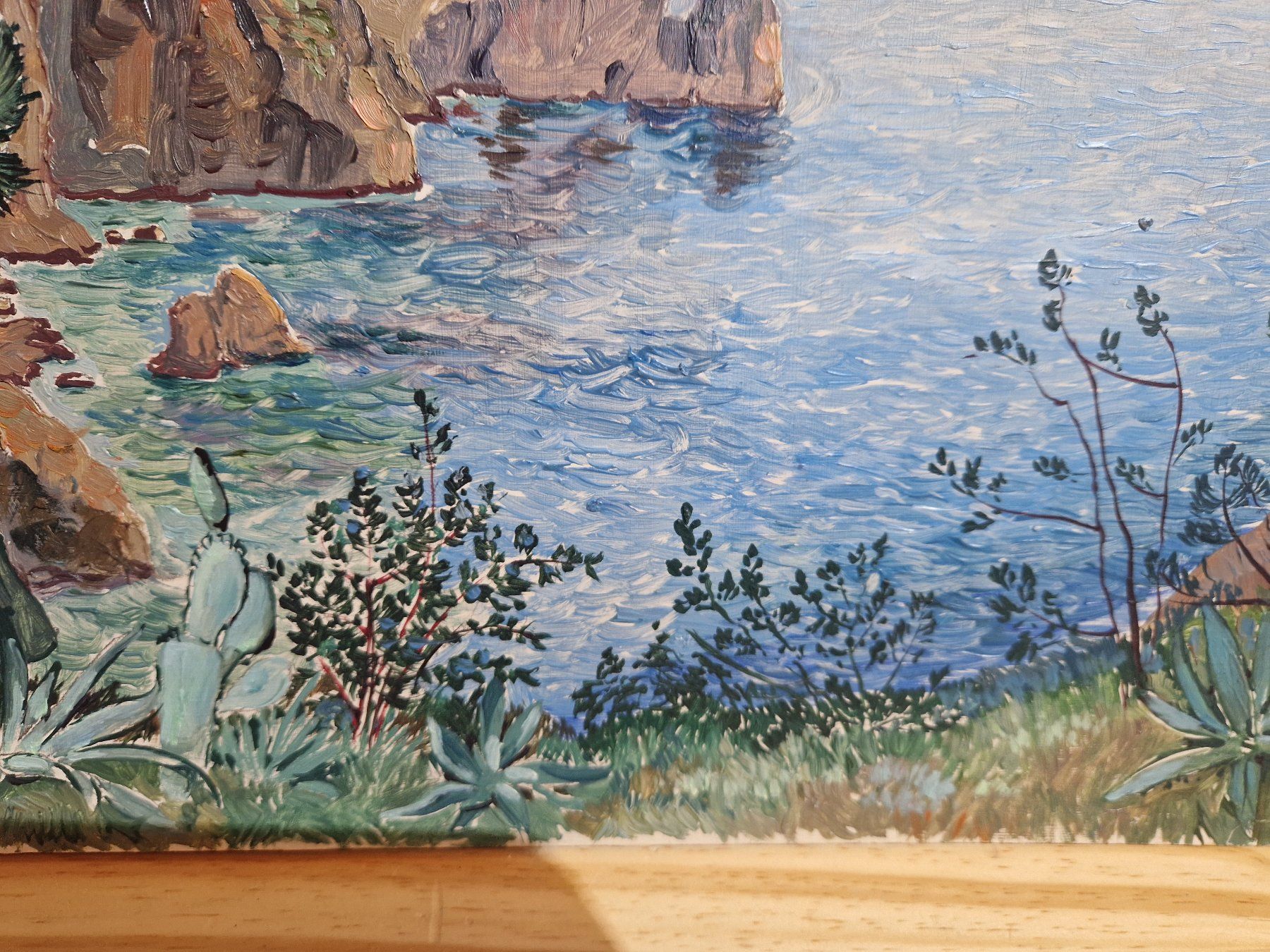 Dipinti: Bild Küste M. LVDER 1949 – Usato da Seedorf BE venduto da Stibutz 3