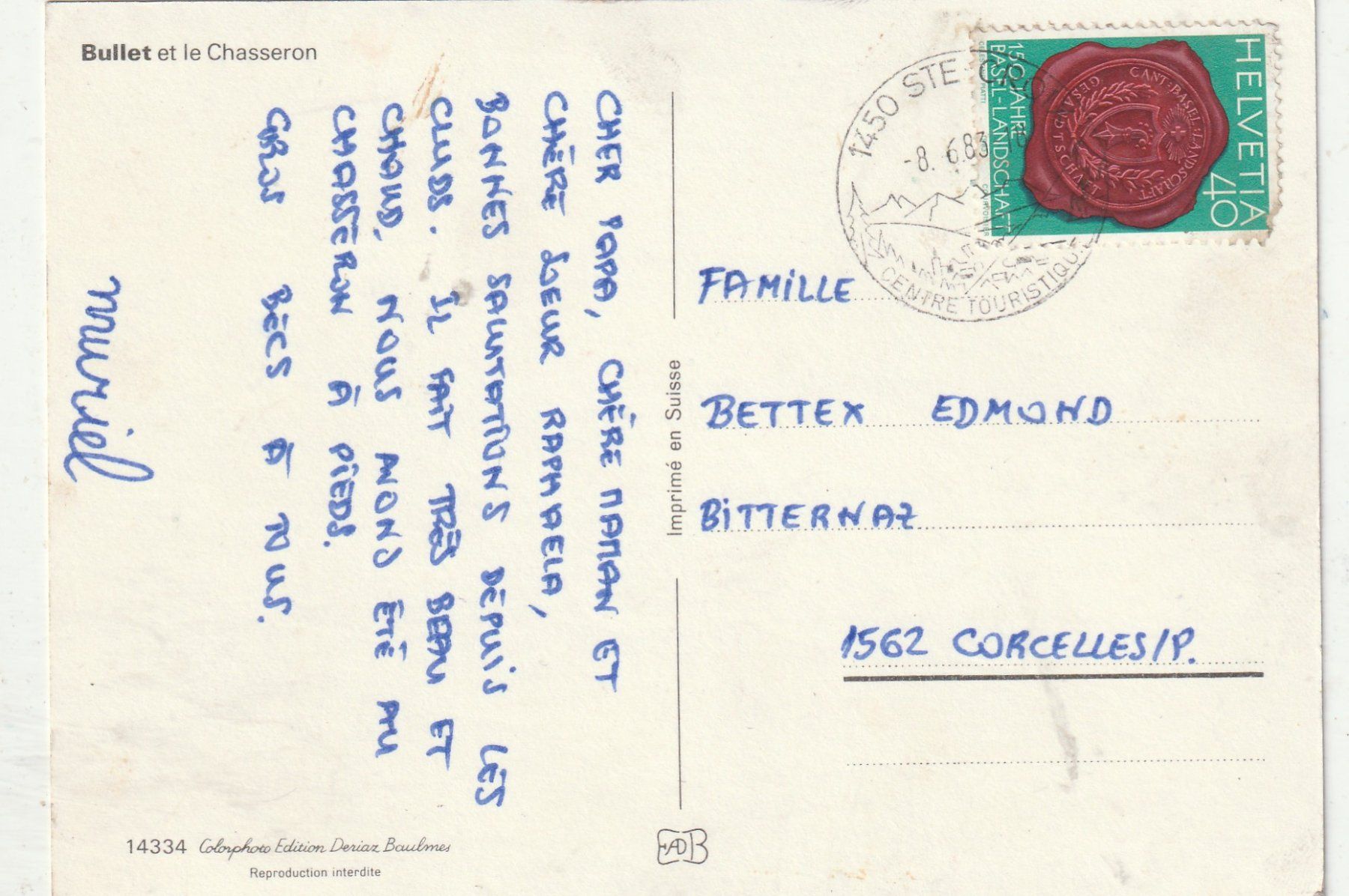 Cartoline postali: Bergün – Usato da Lumbrein venduto da made02 1