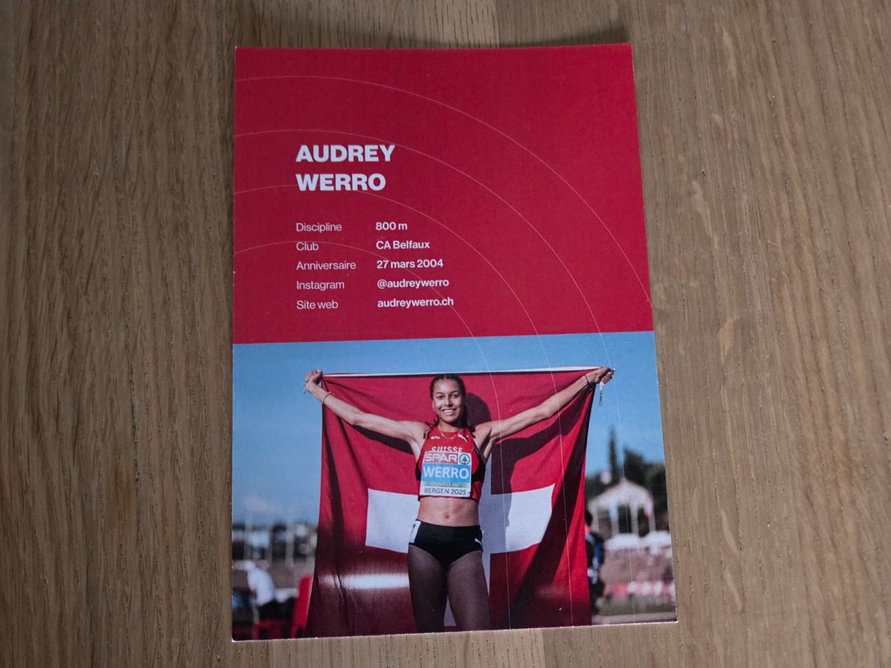Autografi: Audrey Werro – Nuovo (secondo la descrizione) da Villars-sur-Glane venduto da Bolinot 1