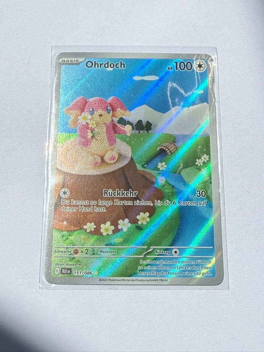 Pokémon Sammelbilder & Trading cards: Pokémon BLK Ohrdoch 151/086 DE – Neu (gemäss Beschreibung) aus Läufelfingen von Seraphim13