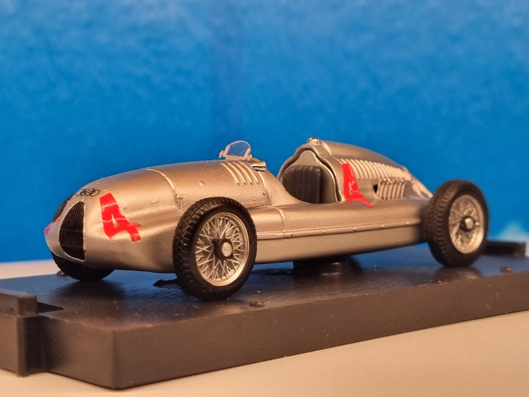 Audi Modellautos: Audi Rennwagen 1934 Silberpfeil – Neu und originalverpackt aus Männedorf von Spezial-Modelle 8