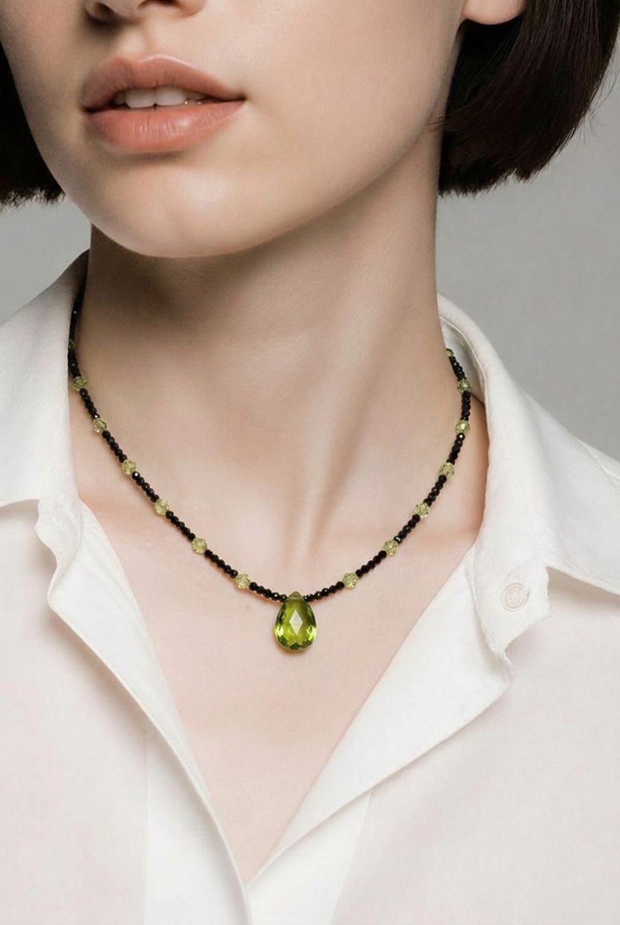 Catenine: Spinell, Peridot Collier NEU – Nuovo (secondo la descrizione) da Basel venduto da Chili007