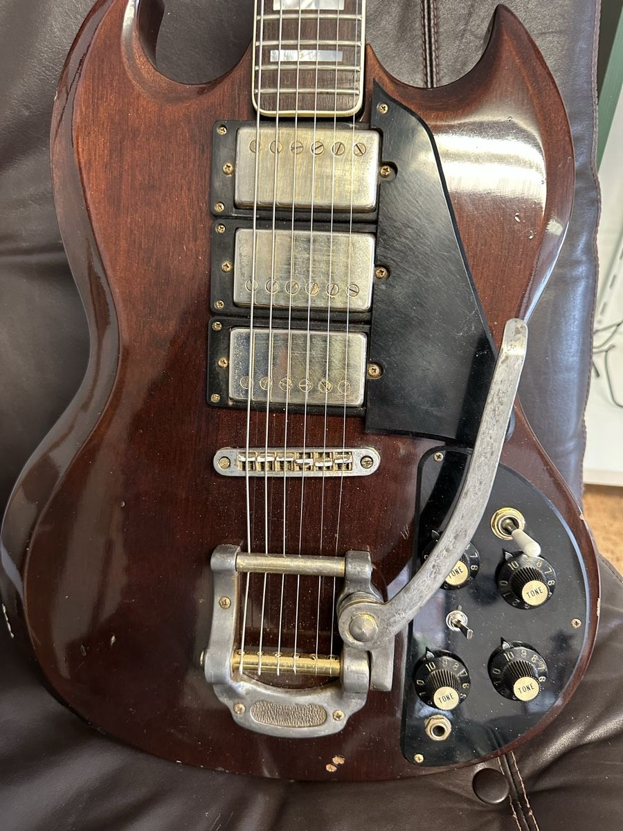 Ibanez Strumenti musicali: Ibanez 3SG pre law area 70s – Usato da Tschierv venduto da Screamingwolfguitars 1