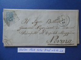 Italien 1868 toller Brief