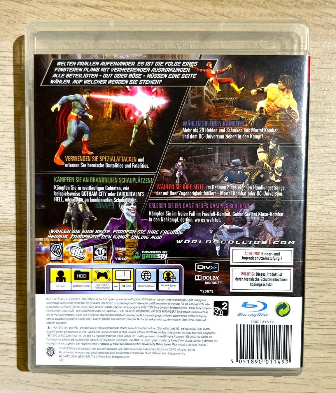Sony Giochi: Mortal Kombat vs DC Universe PS3 – Usato da St. Gallen venduto da Alpine.Arcade 1