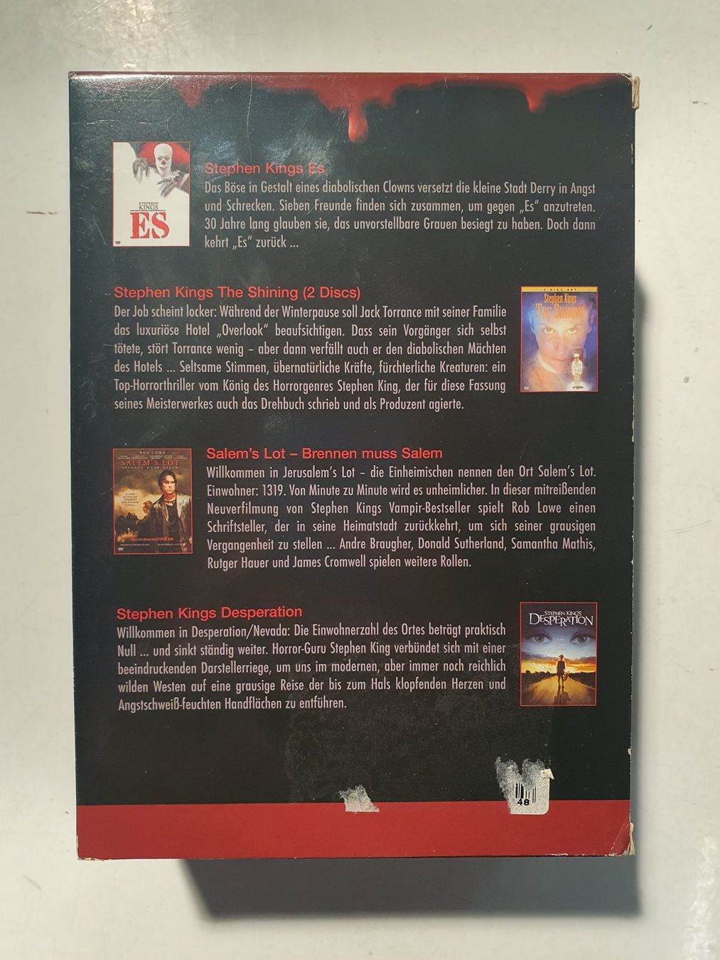 Tutti i DVDs: DVD Set Stephen King Vo. 1 – Usato da Zürich venduto da loosebone 2