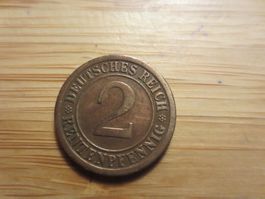 Deutsches Reich 2 Pfennig 1923
