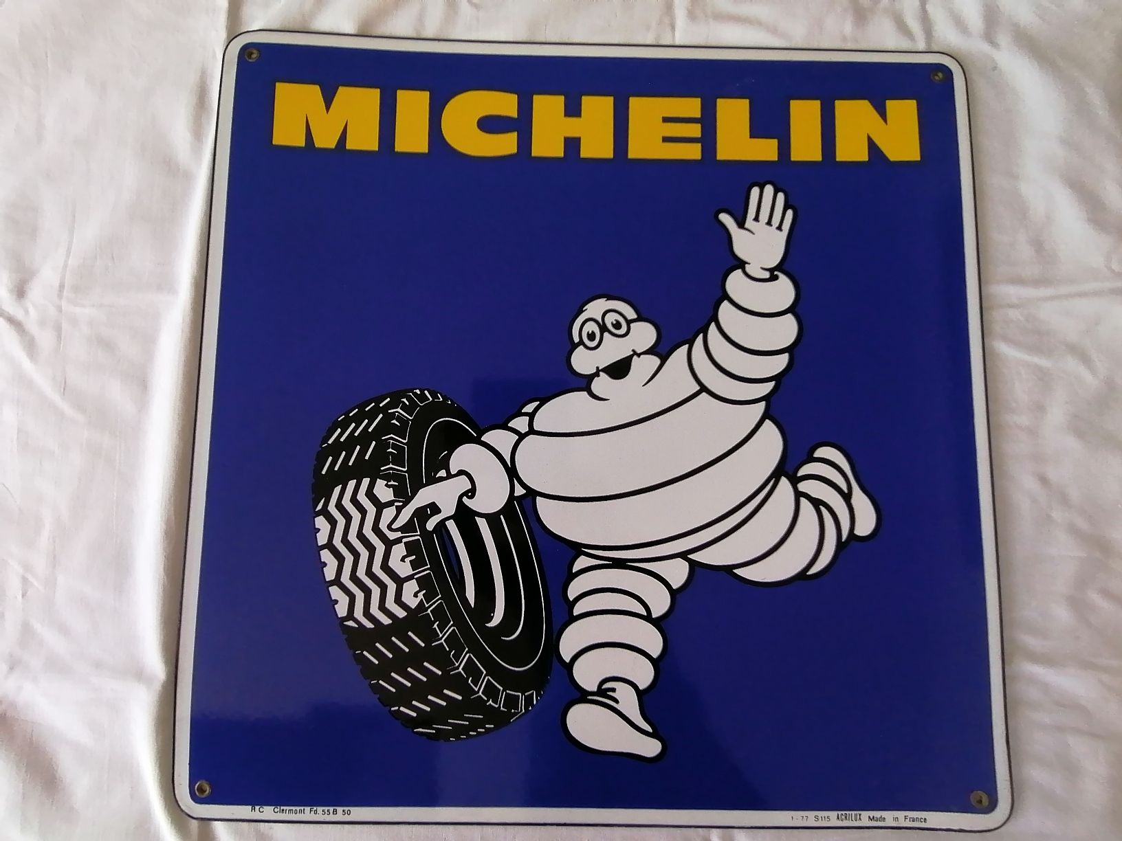 Michelin Insegne: Michelin Emailschild – Usato da Werthenstein venduto da Marsche1 1