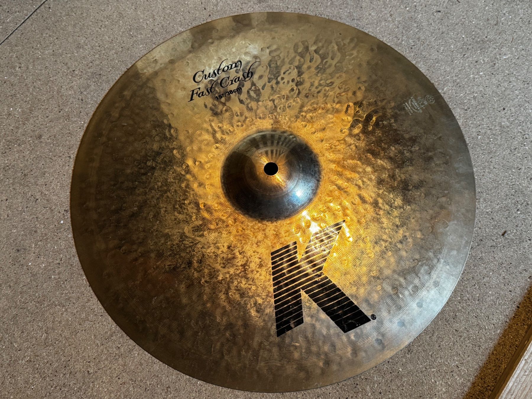 Zildjian Strumenti musicali: Zildjian K Custom Fast Crash 15” – Usato da Zürich venduto da colorblindrummer
