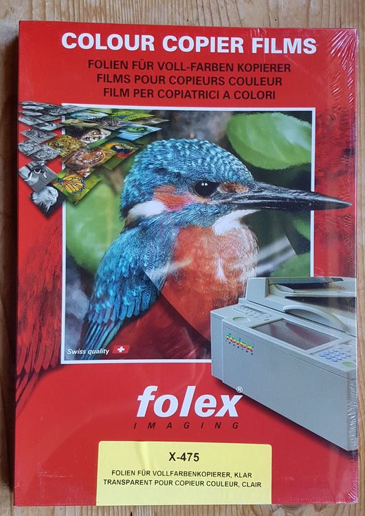 Folien für Farbkopierer Colour Copier Films Folex Kaufen auf Ricardo