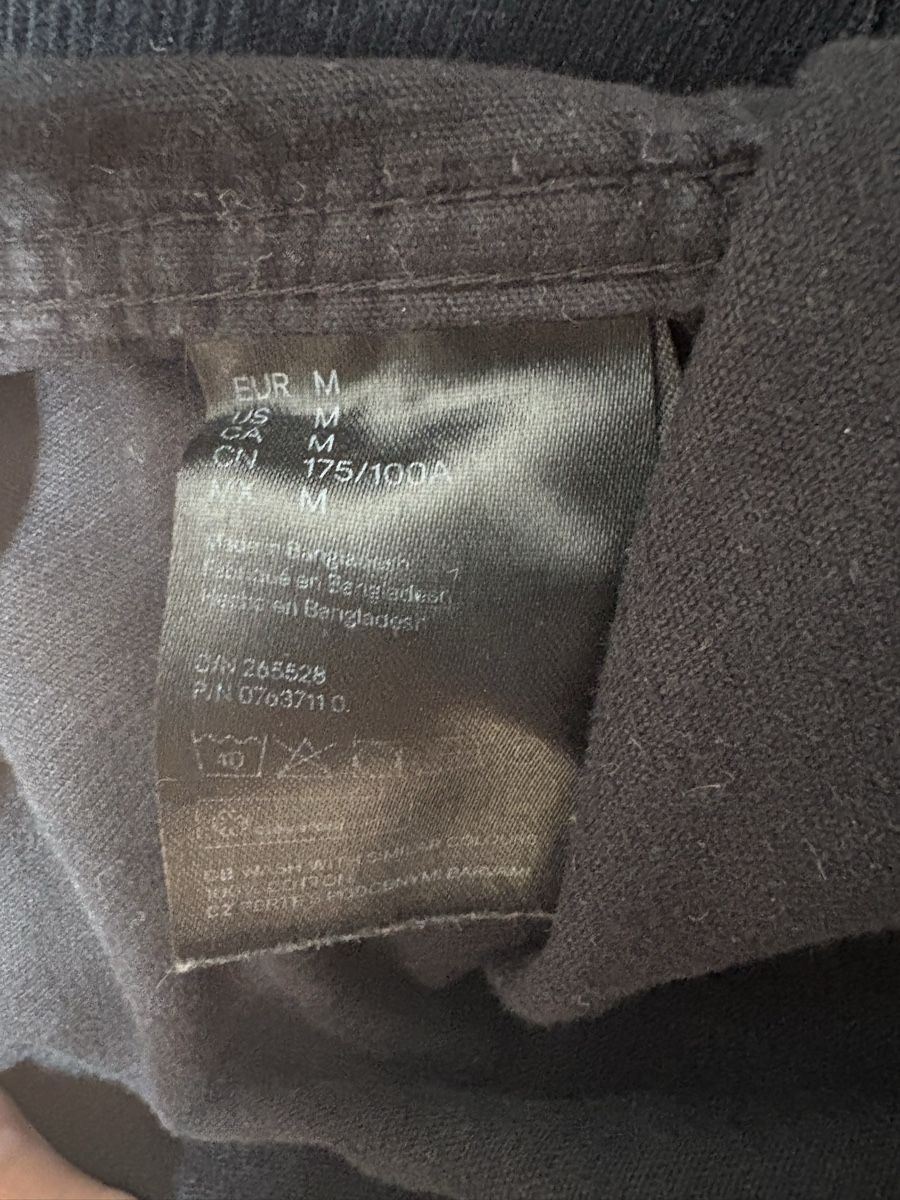 H&M Camicie: H&M Cord Shirt Schwarz M – Usato da Spiegel b. Bern venduto da Klc123 3