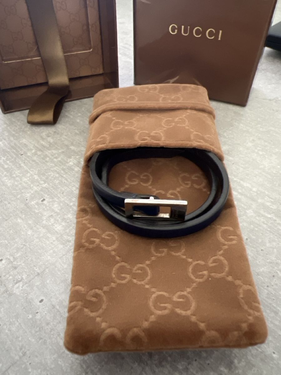 Gucci Bracciali & Braccialetti: Gucci Lederarmband mit Box – Usato da Fahrweid venduto da franckie71 3