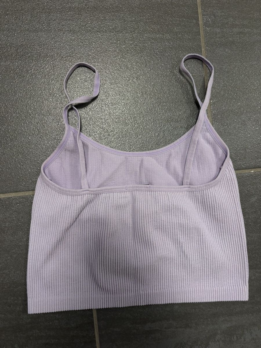 Tops: Subdued Hell-Lila Ribbed Crop Top S – Gebraucht aus Rümlang von svent 4