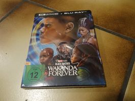 Black Panther Wakanda Forever 4K Blu-ray Steelbook NEU