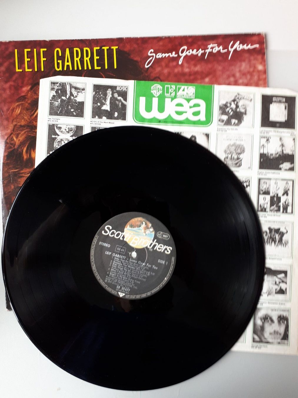 Schallplatten: LP Leif Garrett / Same Goes for You – Gebraucht aus Seewen SZ von SuperpumaDisplayTeam 2