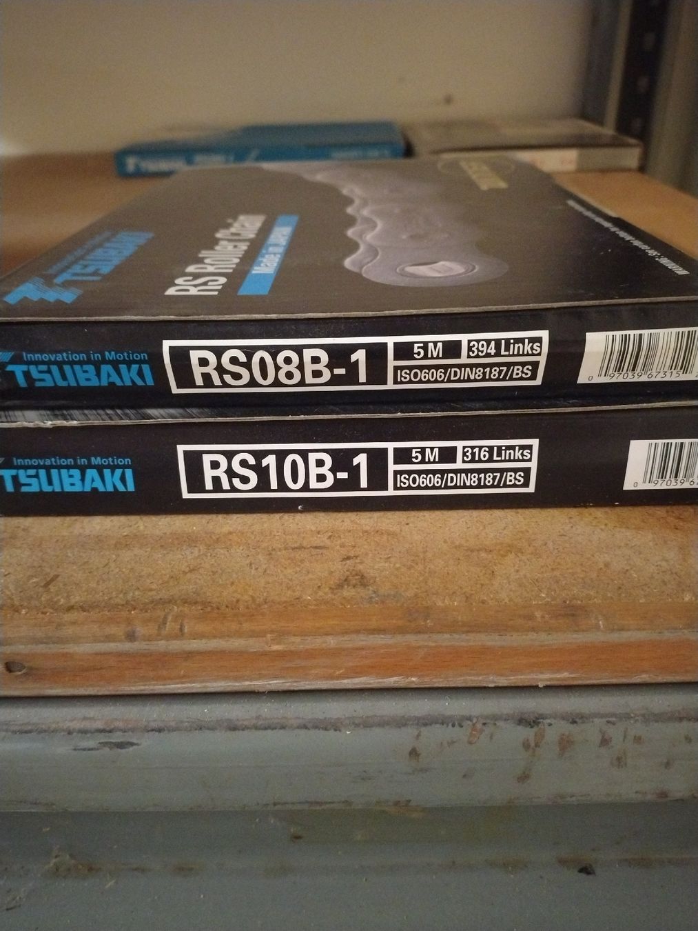 Metall- & Schlosserei Sonstiges: Rollenkette Typ RS08B-1  – Neu und originalverpackt aus Brüttisellen von Grorbas 1