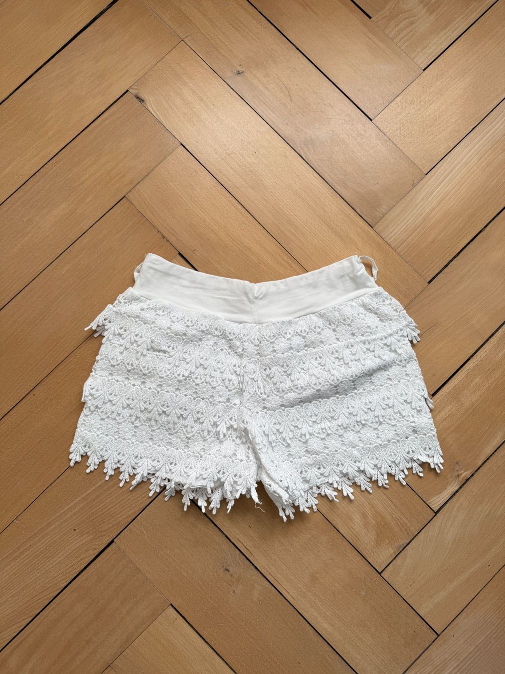 Pantaloni: Spitzenshorts weiss S – Usato da Zürich venduto da Diazaio 1