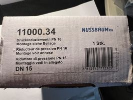 Nussbaum Druckreduzierventil PN16, DN15 - Neuwertig!