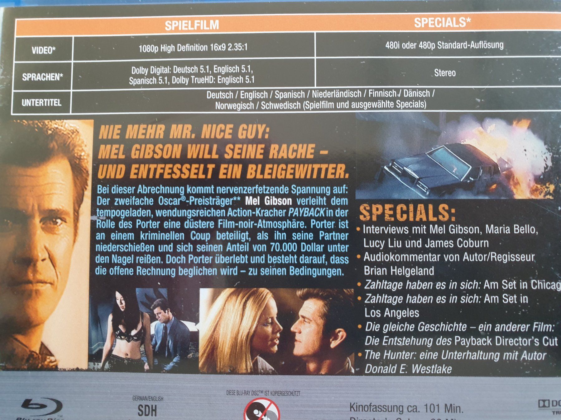Alle DVDs: Payback – Gebraucht aus Moosseedorf von Feinbein 1