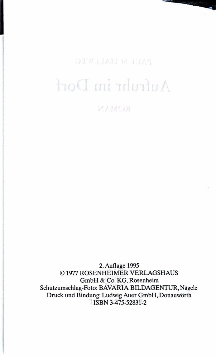 Libri: Aufruhr im Dorf – Nuovo (secondo la descrizione) da Sarnen venduto da Livres 4