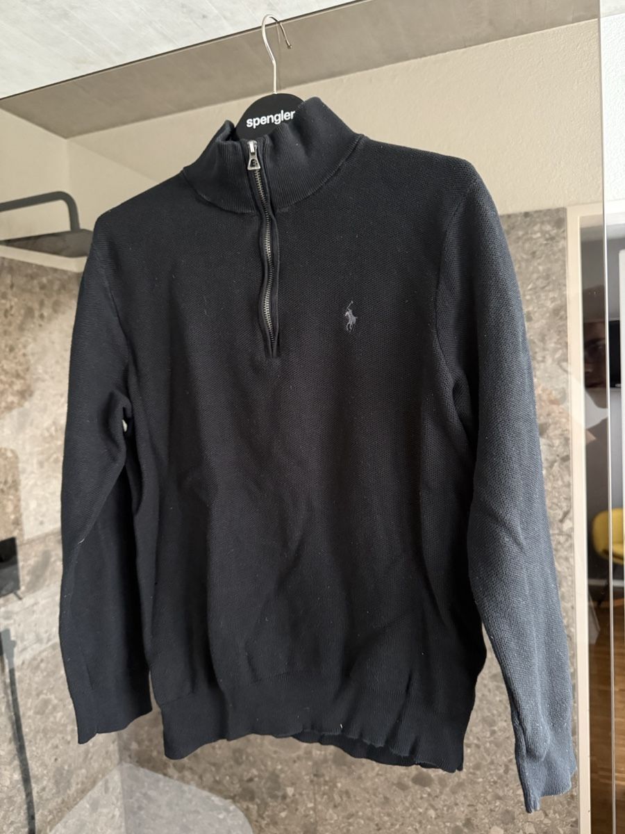 Ralph Lauren Pullover & Sweatshirts: Ralph Lauren Quarter-Zip, Schwarz, Grösse M – Gebraucht aus Freidorf TG von sarotiko