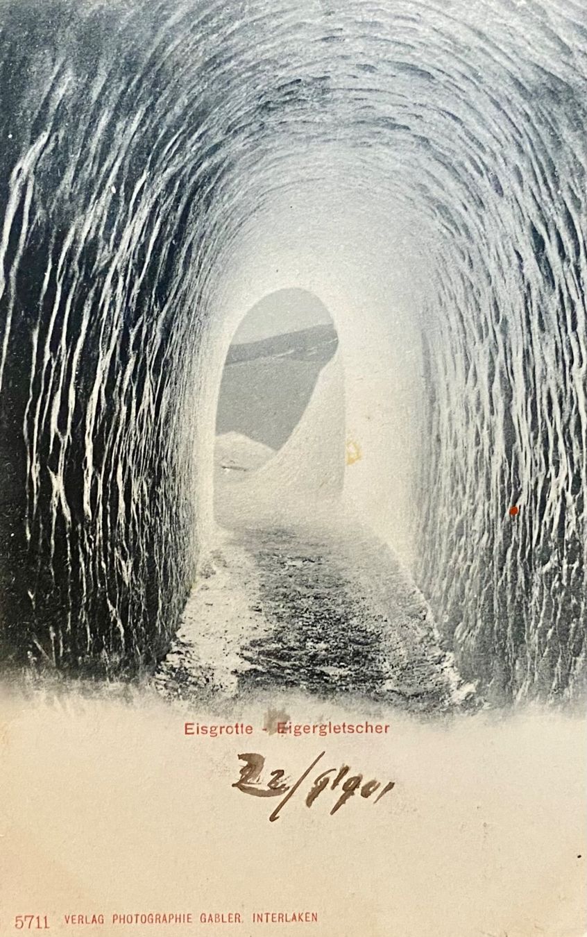 Ansichtskarten: 1901 Eisgrotte Eigergletscher – Gebraucht aus Root von ENGLAND-TREASURES 1
