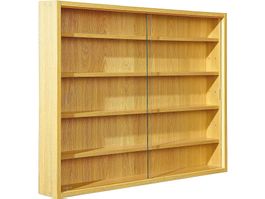 Hängevitrine, Sammlervitrine mit Schiebetüren, Schaukasten