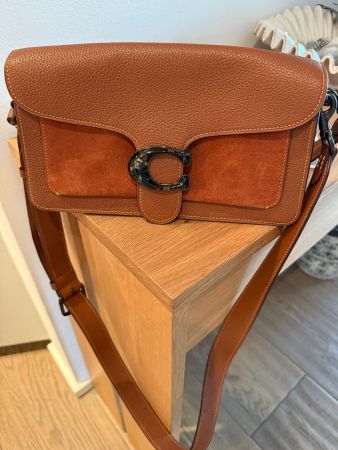 Original Coach Tabby Schultertasche Cognac inkl. Dustbag