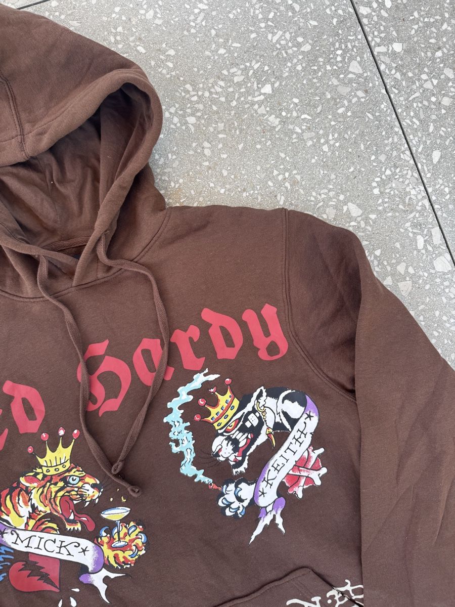Ed Hardy Maglioni & Felpe: Sweat à capuche Ed Hardy marron taille M – Usato da Genève venduto da Thelimitedshop 1