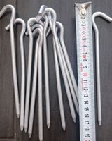 13 Heringe / Zeltheringe aus Metall – ca. 18 cm