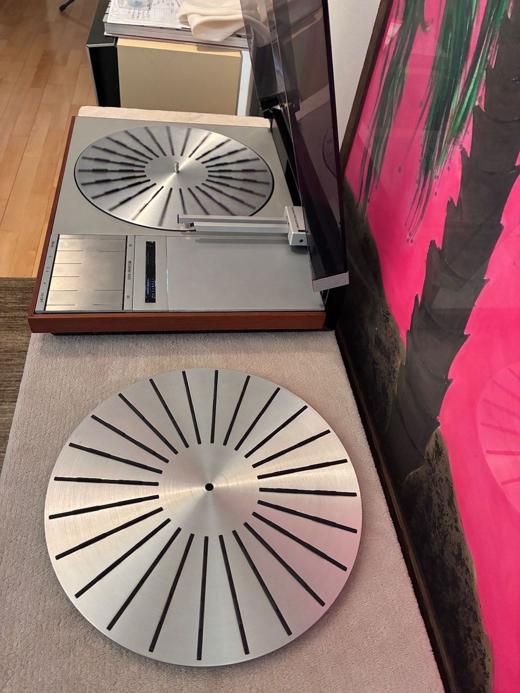 Bang & Olufsen Giradischi: Beogram 4000 and 4002 type 5501/5504 plate . – Usato da Zürich venduto da HiFiAtelier 1
