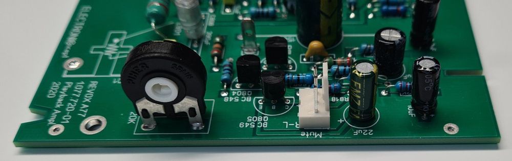 Carte Amplificateur De Lecture (PCB) Neuf Pour Magnétophone Revox A77 - Fabriqué En Suisse