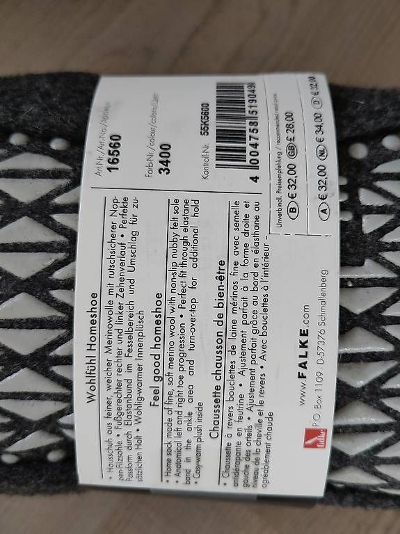Scarpe da uomo: Falke Cosyshoe Gr.41-42 – Usato da Gipf-Oberfrick venduto da sandra.hartmann 3