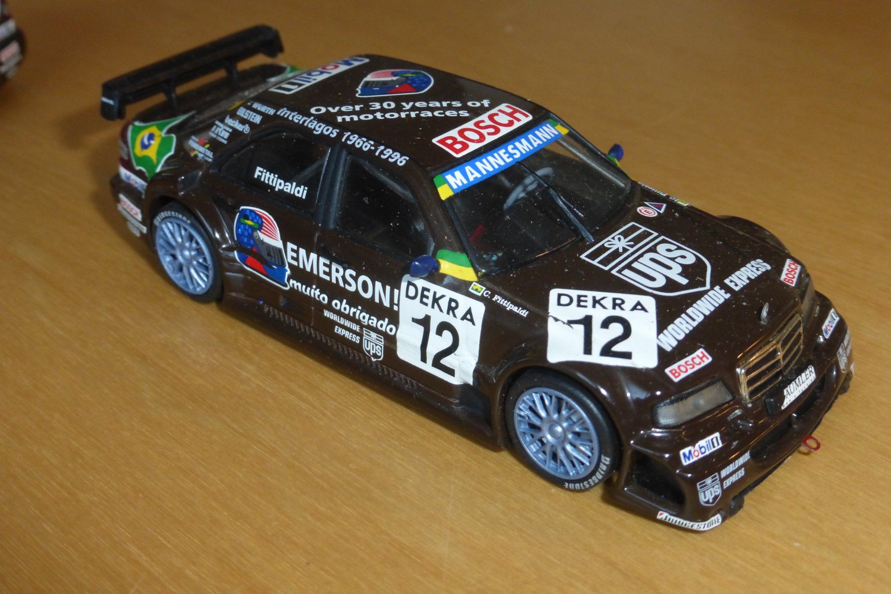 Onyx Modellini d'auto: Mercedes C-Class ITC Fittipaldi – Usato da Gempen venduto da Smokie72 1
