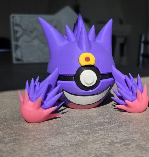 Statuette: Pokeball Mega Gengar - 3D Printed – Nuovo (secondo la descrizione) da Ligornetto venduto da Nero_Forma_3D