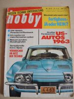 hobby Zeitschrift 1963 US Autos VW Variant Morris lotus Elan