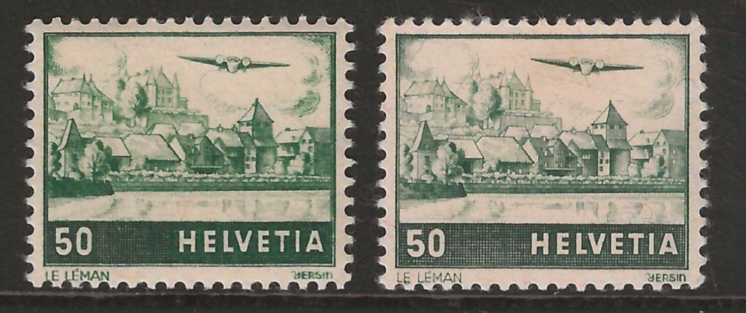Tutti i francobolli: Flugpost Doppelprägung Nr. F29.DD , postfrisch ** – Nuovo (secondo la descrizione) da Gümligen venduto da Geniusbuy 1