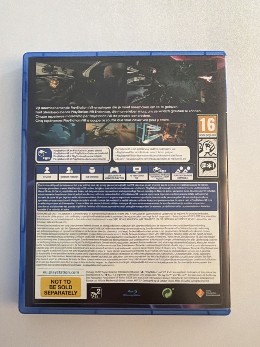 Sony Giochi: VR Worlds Ps4 Game  – Nuovo (secondo la descrizione) da Hendschiken venduto da Jamie2006 1