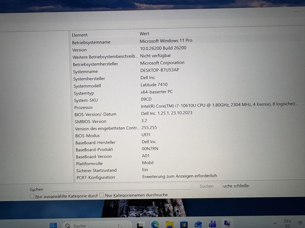 Dell Notebook: Laptop Dell Latitude 7410 inkl Ladekabel – Usato da Meggen venduto da blueye8 3