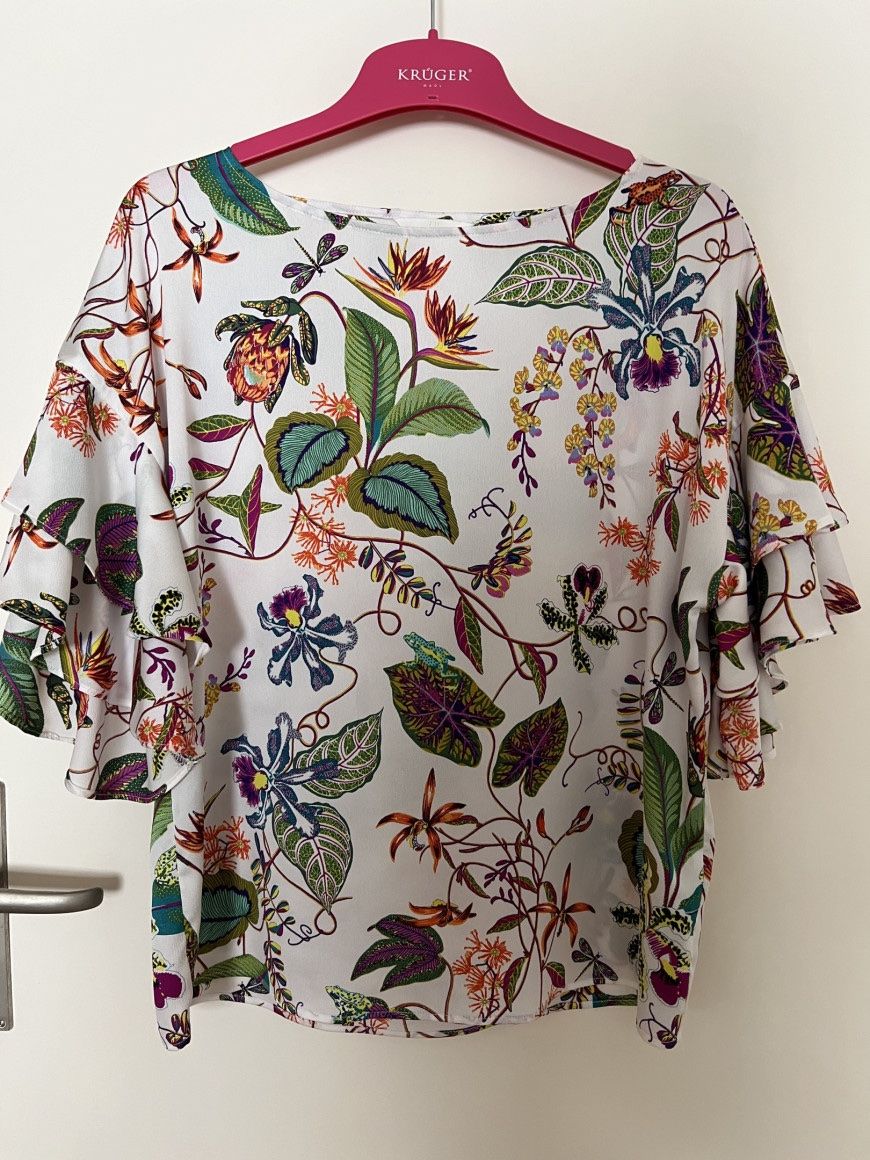 H&M Top: Top H&M Flowers EUR 36 – Nuovo (secondo la descrizione) da Horgen venduto da linuxrp 1