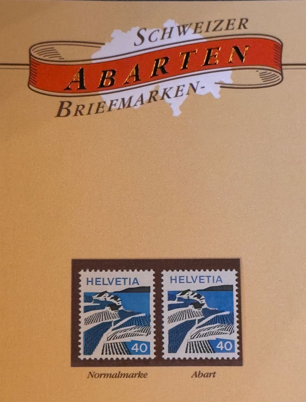 Alle Briefmarken: Seltene Schweizer Abarten Briefmarken - 2 Stk. 40 Rp. – Gebraucht aus Andwil SG von Ariisa1234 1