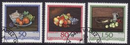 Liechtenstein: Satz ZNr. 940-942 (Maler Benjamin Steck 1990)