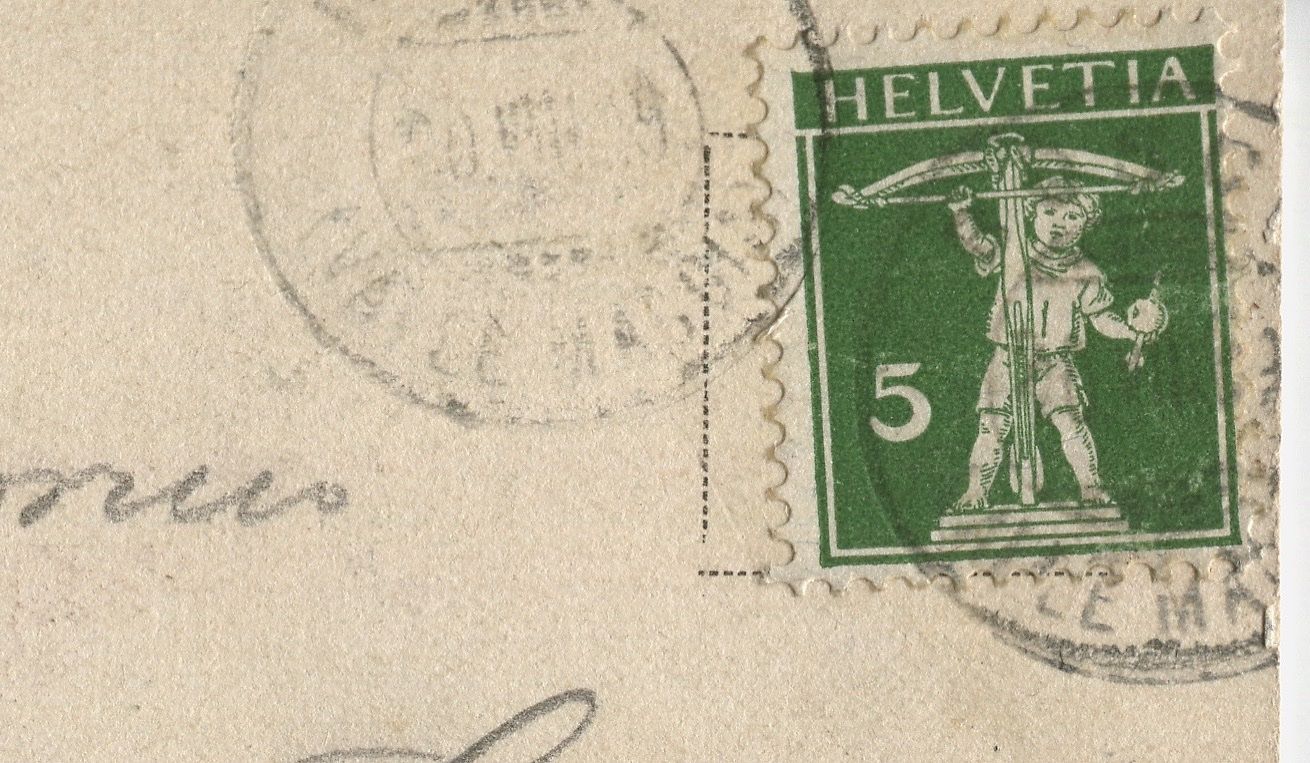 Cartoline postali: Bosco Gurin innevato 1909 – Usato da coglio venduto da Tascia1 1