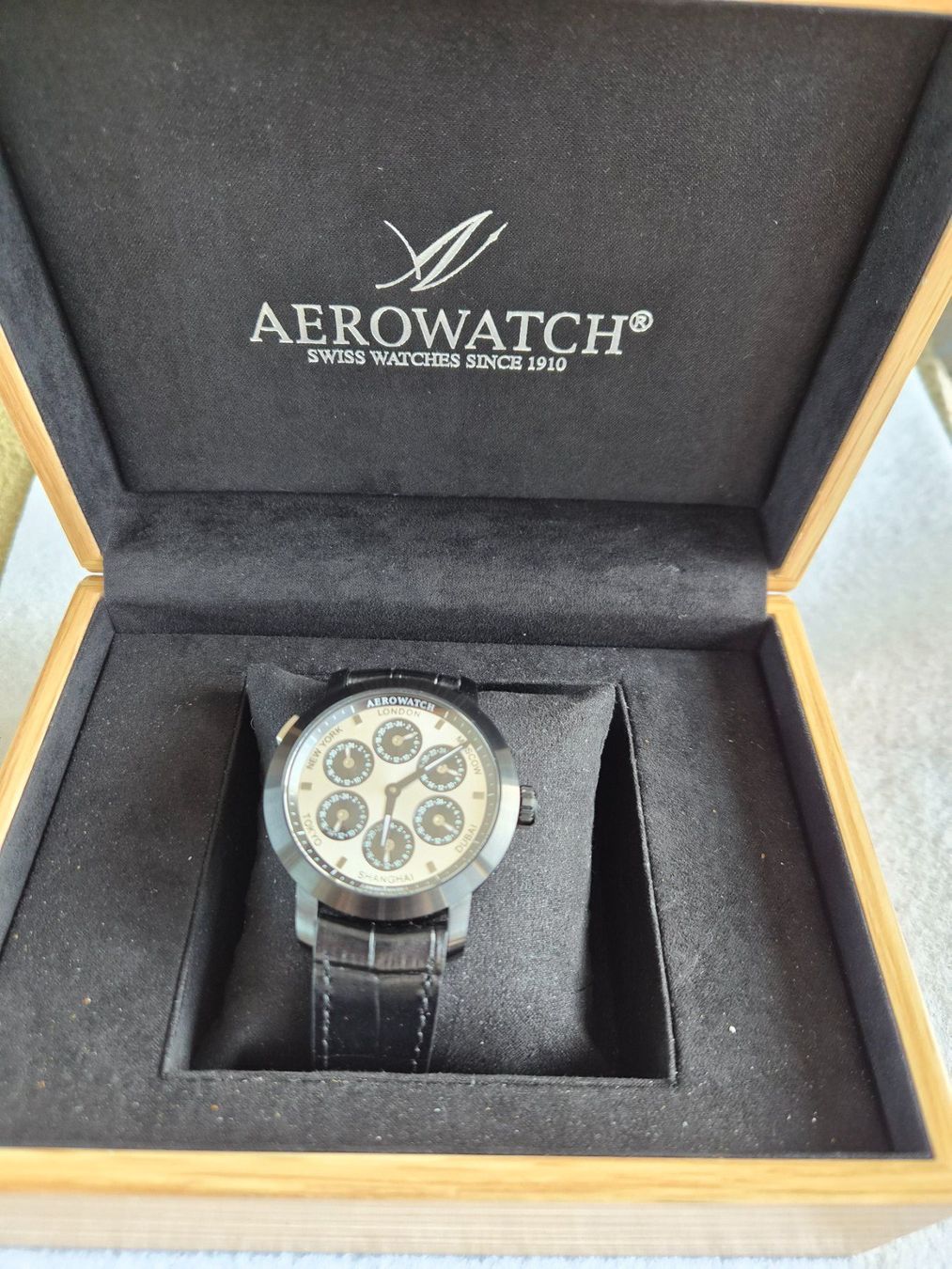 Aerowatch Orologi: Aerowatch 7 Zeitzonen – Nuovo (secondo la descrizione) da Chabrey venduto da Horology 3