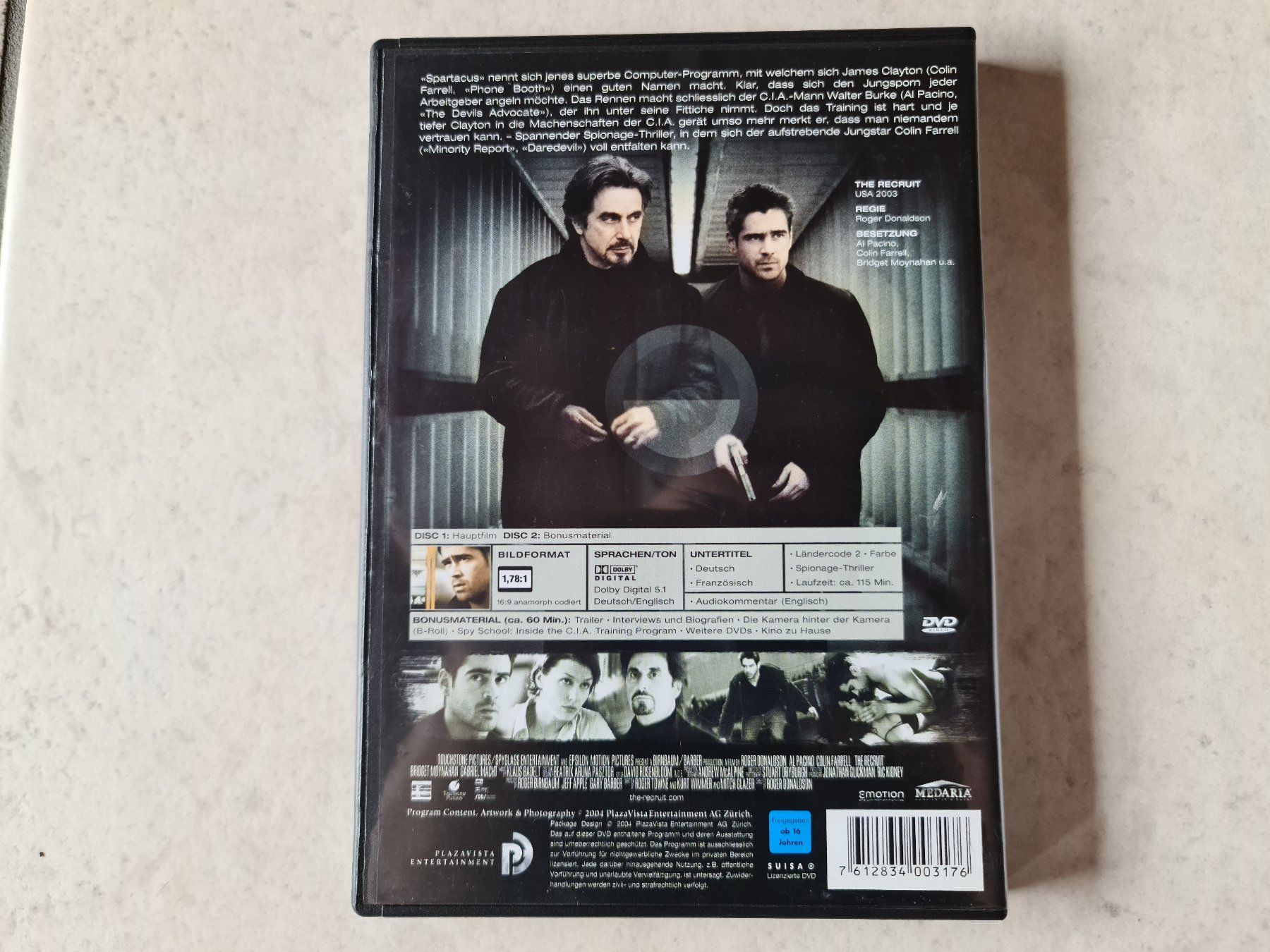 Tutti i DVDs: The Recruit   -   2 Disc Edition – Usato da Schneisingen venduto da backstore24 2
